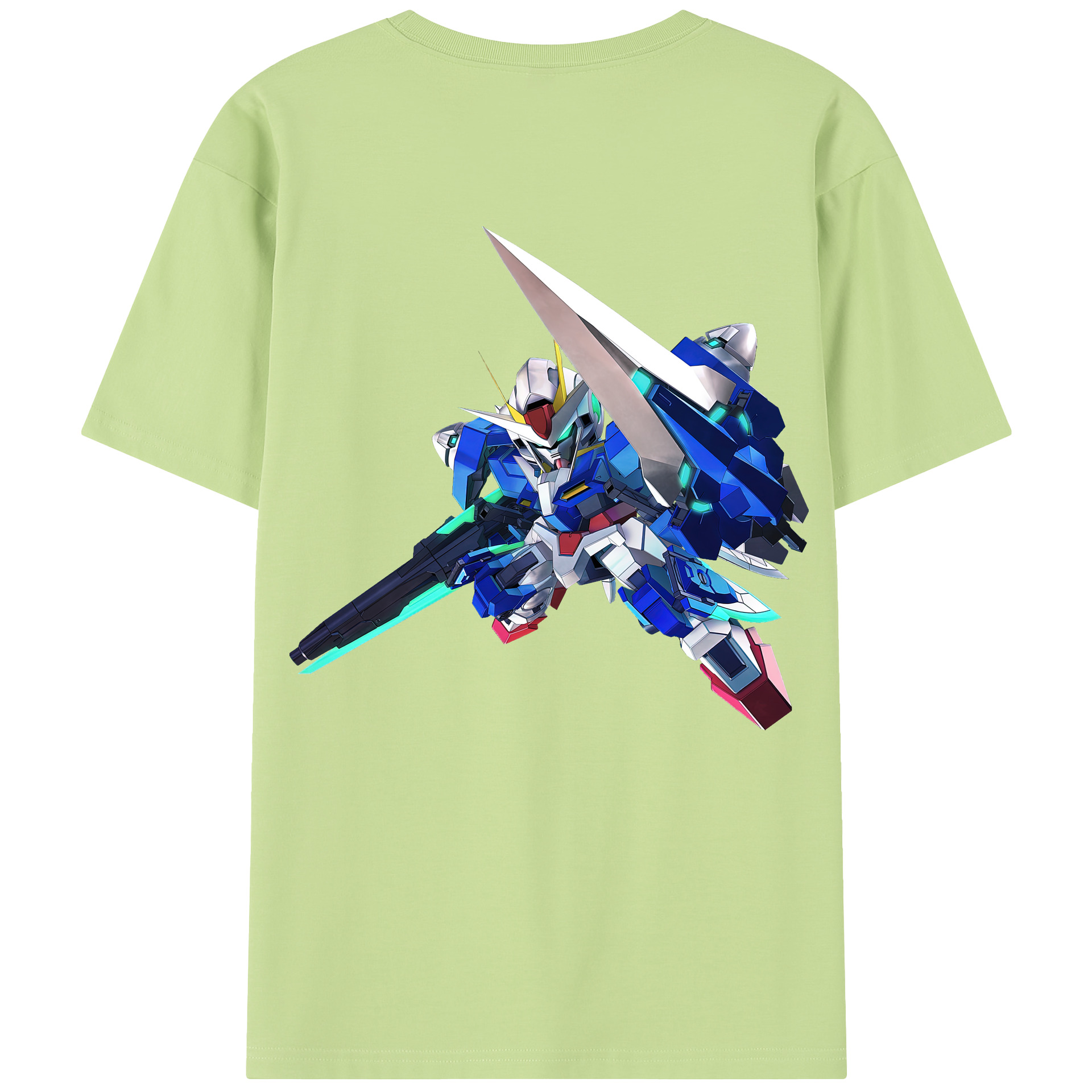 （画像用） 機動戦士ガンダム Mobile Suit Gundam 綿100％半袖Tシャツ（背面プリント）